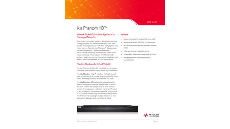 Ixia Phantom HD™